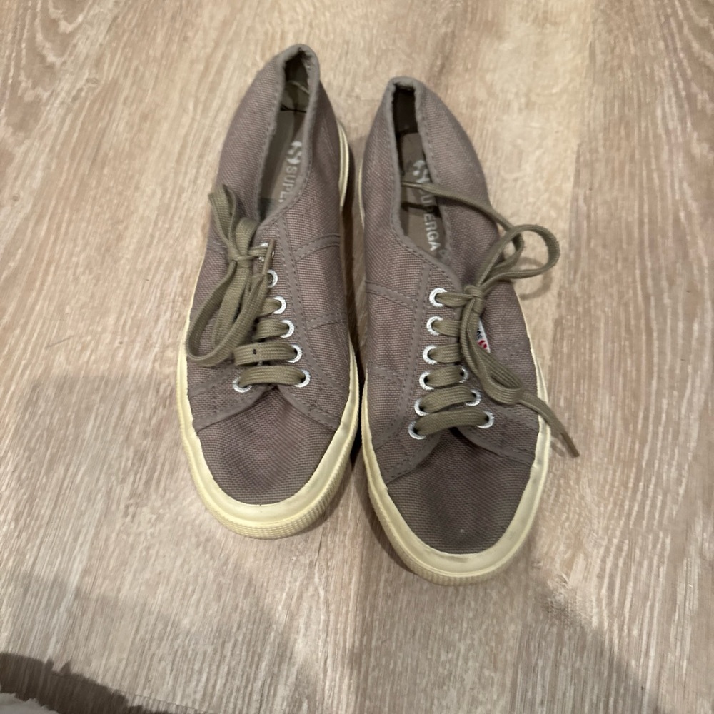 The Row for Superga Brown and Cream High-Top Sneakers